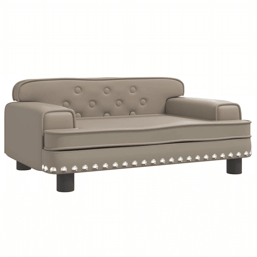 Sofá infantil, Sofá para criança 70x45x30 cm couro artificial cappuccino