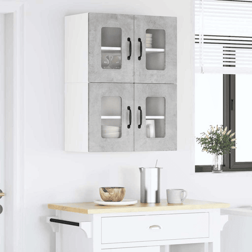 Armário de cozinha suspenso - armario de cocina colgante com porta Cinzento 60 x 31 x 40 cm