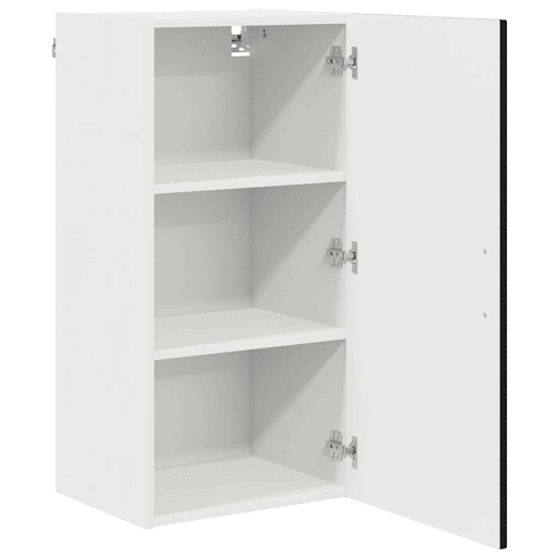Armário de cozinha suspenso - armario de cocina colgante com porta Preto 40 x 31 x 80 cm
