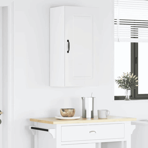 Armário de cozinha suspenso - armario de cocina colgante Branco Brilhante 40 x 31 x 80 cm