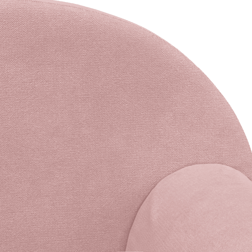 Sofá infantil, Sofá para criança de 2 lugares pelúcia macia rosa