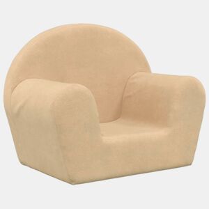 Sofá infantil, Sofá para criança peluche macio creme