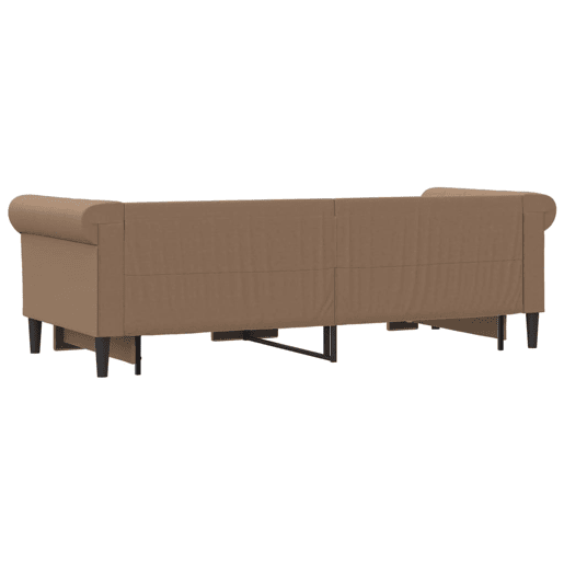 Sofá-cama, Sofá conversível c gavetão e gavetas 90x200 cm couro art. cappuccino Sofá-cama, Sofá conversível c gavetão e gavetas 90x200 cm couro art. cappuccino