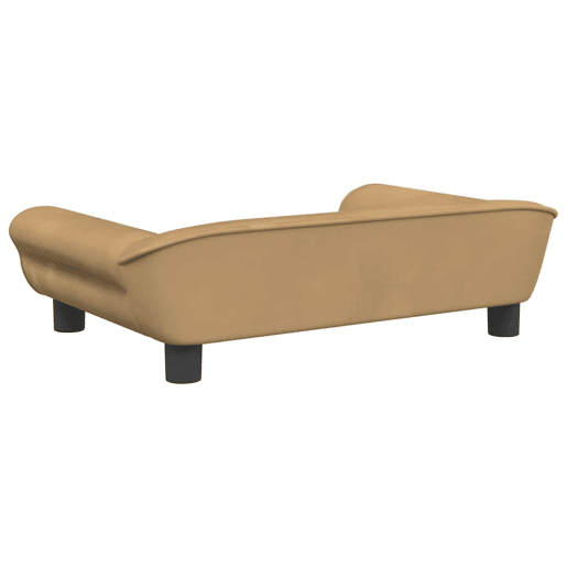 Sofá infantil, Sofá para criança 70x45x26 cm veludo castanho