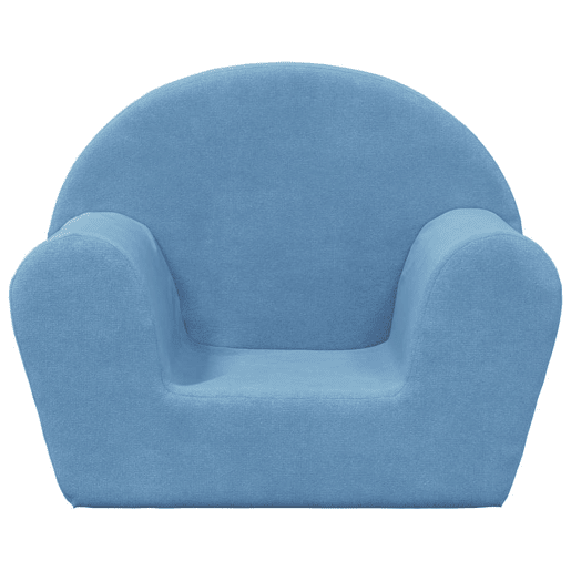 Sofá infantil, Sofá para criança pelúcia macia azul Sofá infantil, Sofá para criança pelúcia macia azul