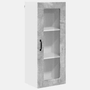 Armário de cozinha suspenso - armario de cocina colgante com porta Cinzento 40 x 31 x 100 cm