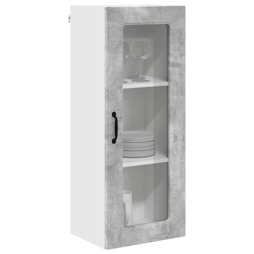 Armário de cozinha suspenso - armario de cocina colgante com porta Cinzento 40 x 31 x 100 cm