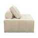 Conjunto de 2 sillones modulares tipo sofá en tela texturizada Conjunto de 2 sillones modulares tipo sofá en tela texturizada Beige