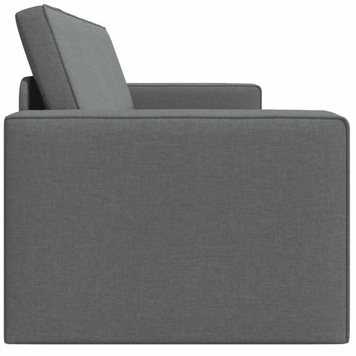 Sofá-cama, Sofá conversível Cinza Escuro 245 x 78 x 77 cm Veludo