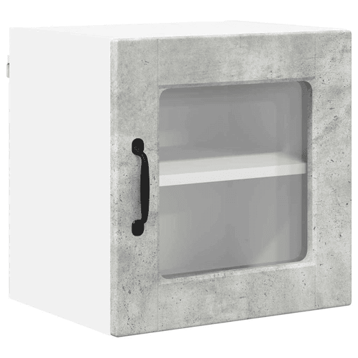Lote de 2 Armários de cozinha suspendidos - Cozinha modular Colgantes Cinzento 40 x 31 x 40 cm