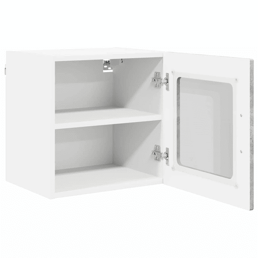 Lote de 2 Armários de cozinha suspendidos - Cozinha modular Colgantes Cinzento 40 x 31 x 40 cm