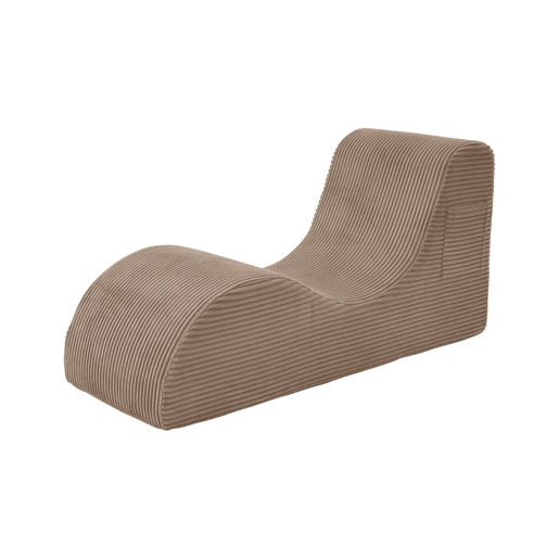 Poltrona ergonómica moderna - Design exclusivo, espuma de compressão, capa removível, bolso lateral - Caqui