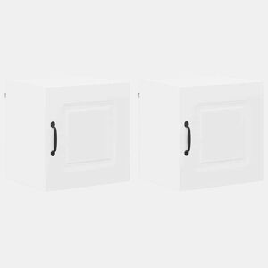 Lote de 2 Armários de cozinha suspendidos - Cozinha modular Colgantes Branco 40 x 31 x 40 cm
