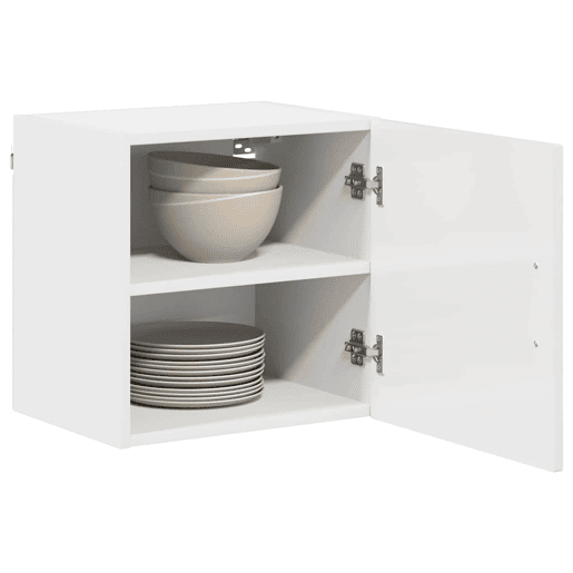 Lote de 2 Armários de cozinha suspendidos - Cozinha modular Colgantes Branco 40 x 31 x 40 cm