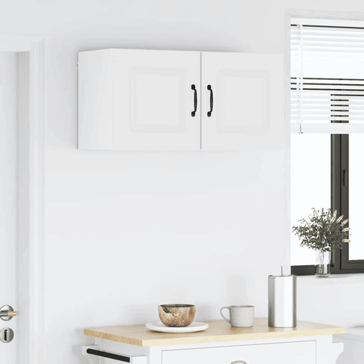 Lote de 2 Armários de cozinha suspendidos - Cozinha modular Colgantes Branco 40 x 31 x 40 cm