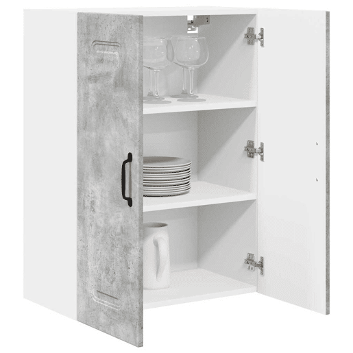 Armário de cozinha suspenso - armario de cocina colgante com porta Cinzento 60 x 31 x 80 cm