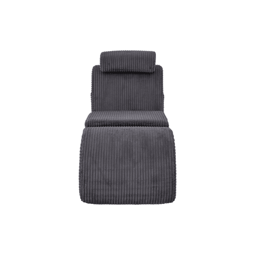 Poltrona ergonómica - design exclusivo, espuma de compressão, capa removível - Cinza escuro