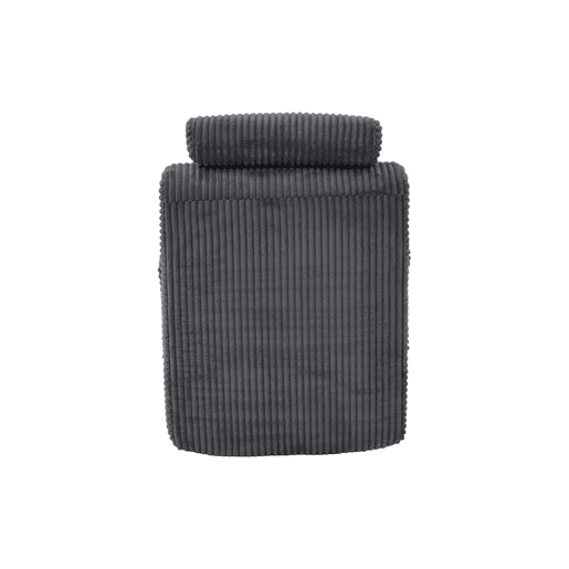 Poltrona ergonómica - design exclusivo, espuma de compressão, capa removível - Cinza escuro