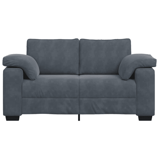 Sofá-luvas, Sofá fixo 120 cm veludo cinzento-escuro Sofá-luvas, Sofá fixo 120 cm veludo cinzento-escuro