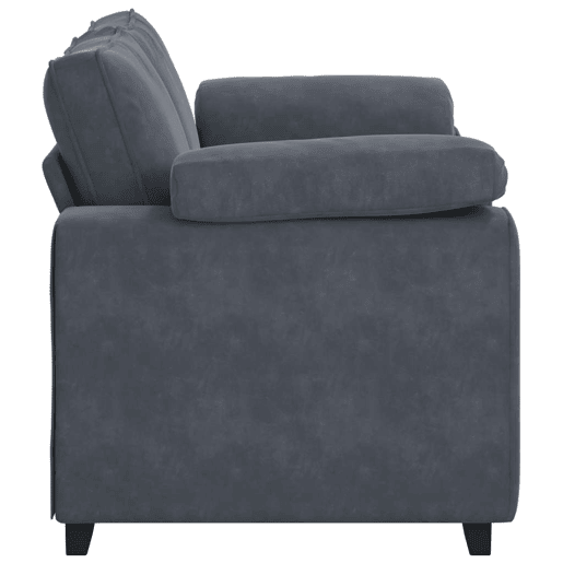 Sofá-luvas, Sofá fixo 120 cm veludo cinzento-escuro Sofá-luvas, Sofá fixo 120 cm veludo cinzento-escuro