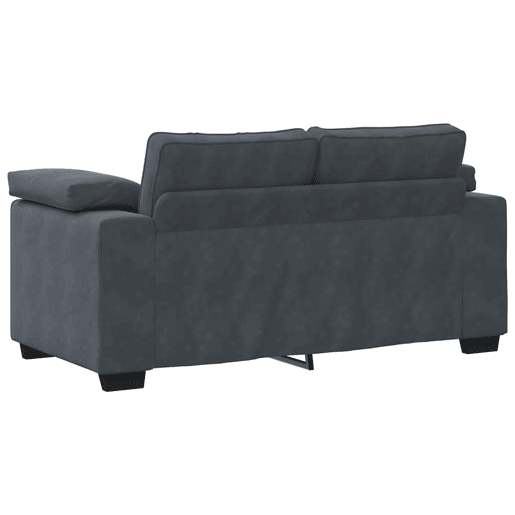 Sofá-luvas, Sofá fixo 120 cm veludo cinzento-escuro Sofá-luvas, Sofá fixo 120 cm veludo cinzento-escuro