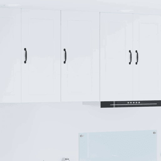 Armário de cozinha suspenso - armario de cocina colgante Branco Brilhante 40 x 31 x 80 cm