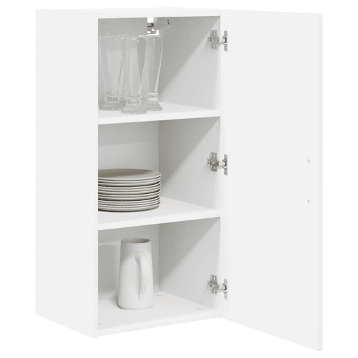 Armário de cozinha suspenso - armario de cocina colgante Branco Brilhante 40 x 31 x 80 cm