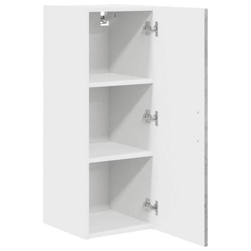 Lote de 2 Armários de cozinha suspendidos - Cozinha modular Colgantes Cinzento 30 x 31 x 80 cm