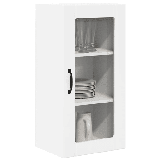 Armário de cozinha suspenso - armario de cocina colgante Branco Brilhante 40 x 31 x 80 cm