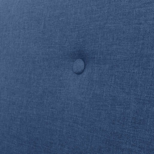 Sofá de 2 lugares - Sofá fixo tecido azul Sofá de 2 lugares - Sofá fixo tecido azul