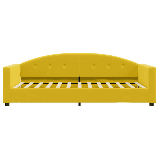 Sofá-cama, Sofá conversível 90x200 cm veludo amarelo Sofá-cama, Sofá conversível 90x200 cm veludo amarelo