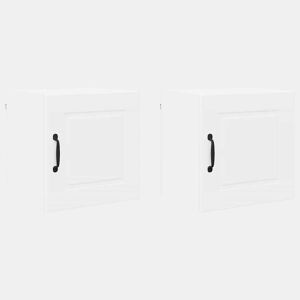 Lote de 2 Armários de cozinha suspendidos - Cozinha modular Colgantes Branco 40 x 31 x 40 cm
