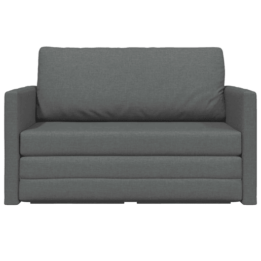 Sofá-cama, Sofá conversível Cinza Escuro 124 x 71 x 78 cm Veludo