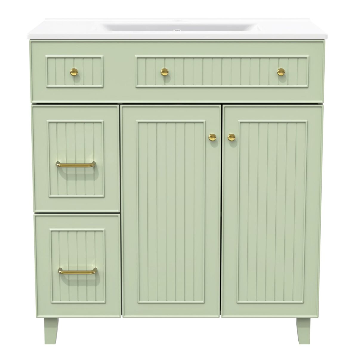 Armarios para baño  81 Verde