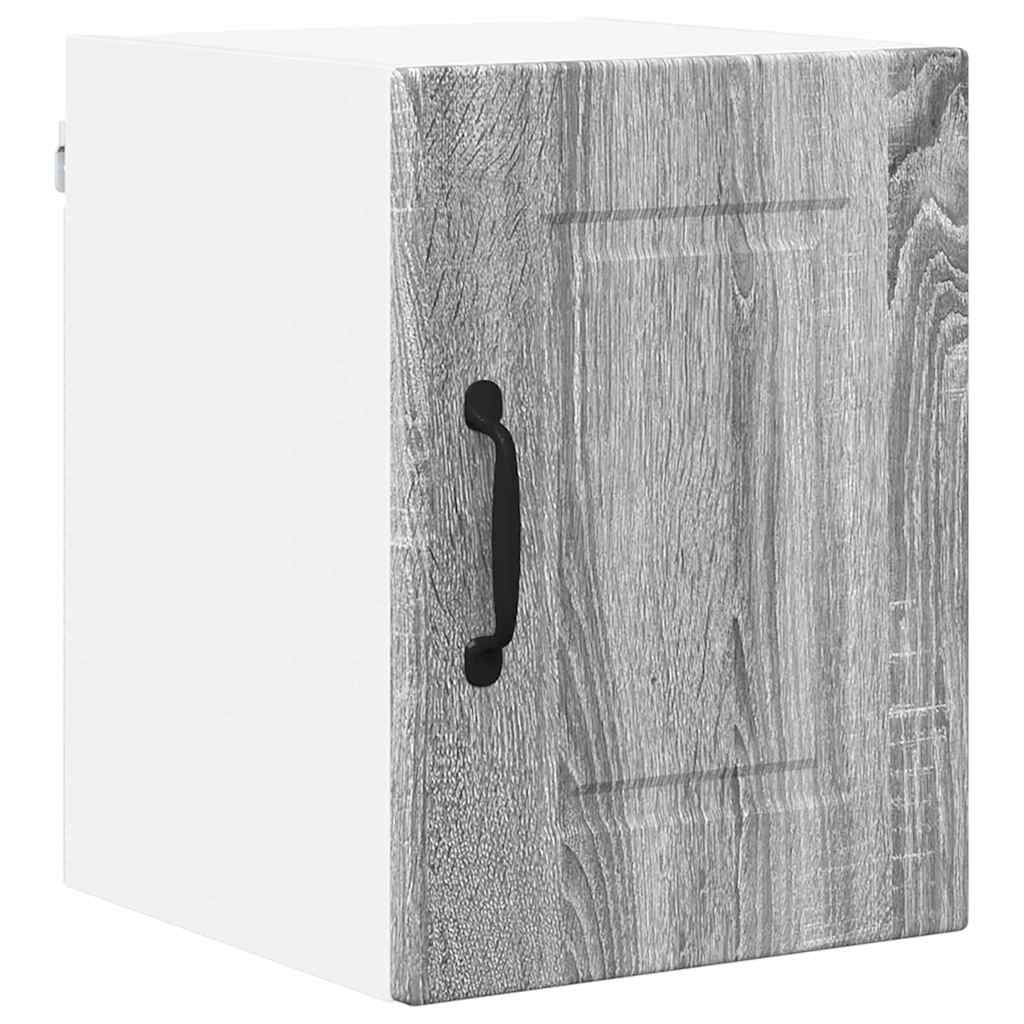 Armario de cocina de pared - Mueble cocina 30 Roble/ Gris
