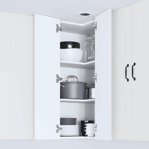 Armário de cozinha suspenso - armario de cocina colgante com porta Branco 57 x 57 x 100 cm