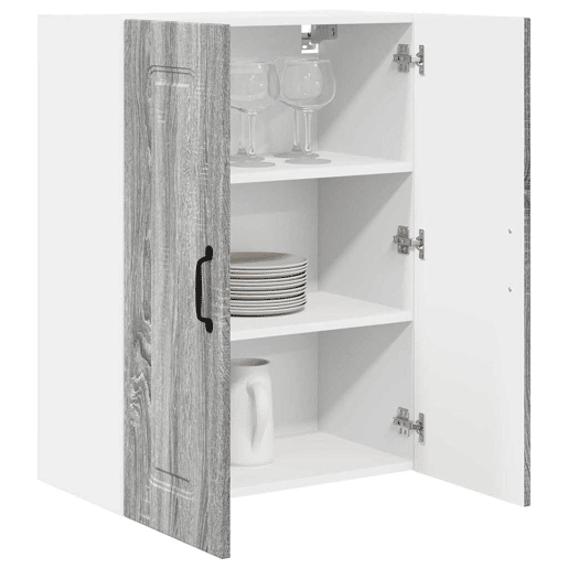 Armário de cozinha suspenso - armario de cocina colgante Cinza Sonoma 60 x 31 x 80 cm