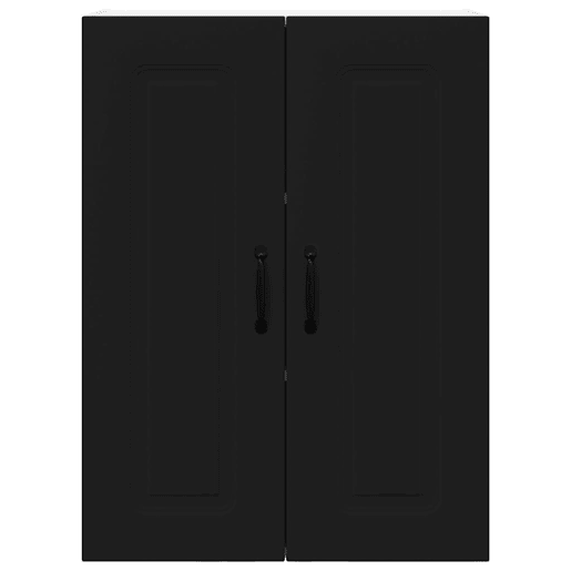 Armário de cozinha suspenso - armario de cocina colgante com porta Preto 60 x 31 x 80 cm
