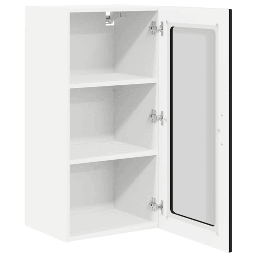 Armário de cozinha suspenso - armario de cocina colgante com porta Preto 40 x 31 x 80 cm