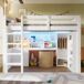 Cama alta para niños 204x148 Cama alta para niños 204x148 Blanco