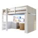 Cama alta para niños 204x148 Cama alta para niños 204x148 Blanco