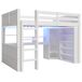 Cama alta para niños 204x148 Cama alta para niños 204x148 Blanco