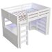 Cama alta para niños 204x148 Cama alta para niños 204x148 Blanco