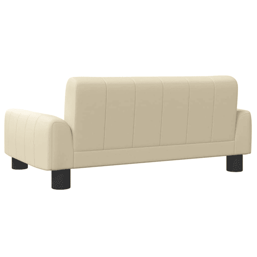 Sofá infantil, Sofá para criança 70x45x30 cm tecido cor creme