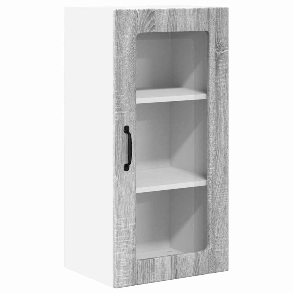 Armario de cocina de pared - Mueble cocina 40 Roble/ Gris