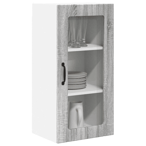 Armário de cozinha suspenso - armario de cocina colgante Cinza Sonoma 40 x 31 x 80 cm