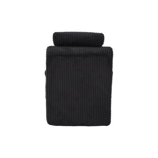 Poltrona ergonómica moderna - Design exclusivo, espuma elástica, capa removível, com bolso - Preto
