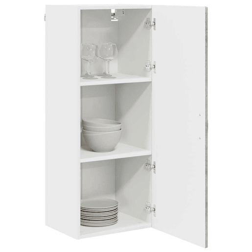 Armário de cozinha suspenso - armario de cocina colgante com porta Cinzento 40 x 31 x 100 cm