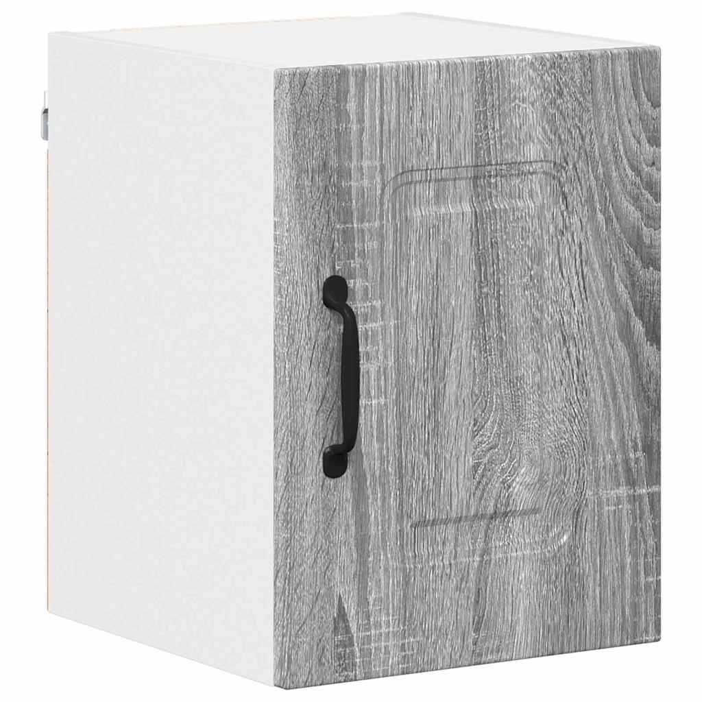 Armario de cocina de pared - Mueble cocina 30 Roble/ Gris