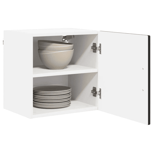 Armário de cozinha suspenso - armario de cocina colgante com porta Preto 40 x 31 x 40 cm